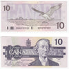 BC-57b 1989 Canada $10 Bonin-Thiessen, BDM, CUNC