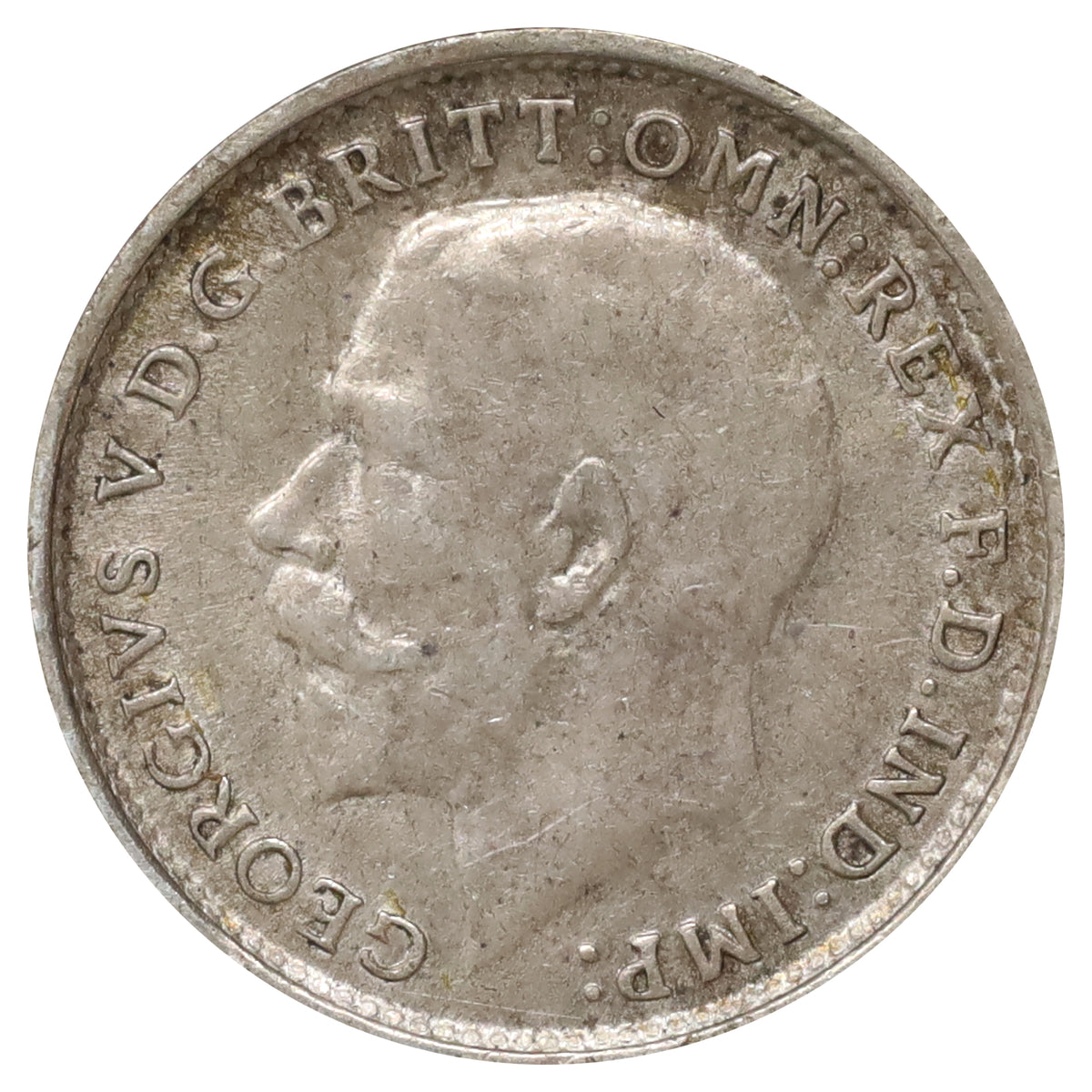 Great Britain 1917 3 Pence Extra Fine (EF40)