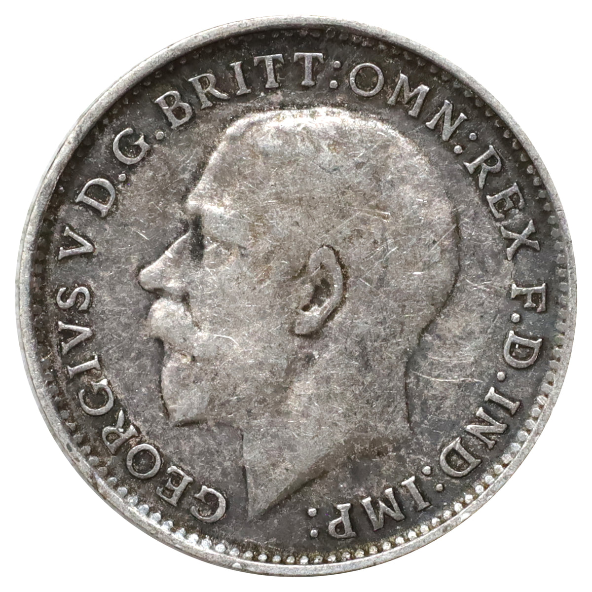 Great Britain 1917 3 Pence Very Fine (VF20)