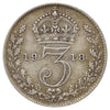 Great Britain 1918 3 Pence Very Fine (VF20)