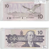 BC-57b 1989 Canada $10 Bonin-Thiessen, BEC, AU-UNC (AU55)