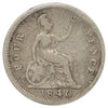 Great Britain 1840 4 Pence Very Good (VG8)