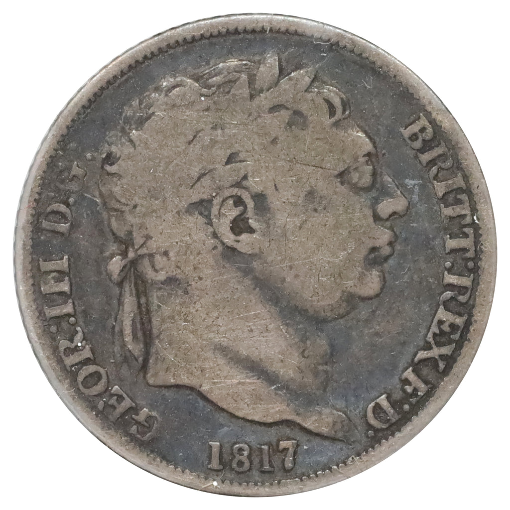 Great Britain 1817 George III 6 Pence Good (G4)
