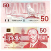 BC-59a 1988 Canada $50 Thiessen-Crow, FHM, EF-AU (EF45)
