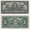 BC-21a 1937 Canada $1 Osborne-Towers, A/A, F-VF (F15)