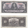 BC-24c 1937 Canada $10 Coyne-Towers, M/T, VF