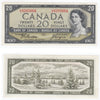 BC-41a 1954 Canada $20 Beattie-Coyne, L/E, VF-EF (VF30)