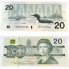 BC-58b 1991 Canada $20 Bonin-Thiessen, EVG, AU-UNC (AU55)