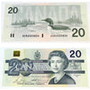 BC-58b-i 1991 Canada $20 Bonin-Thiessen, ASR, Choice Uncirculated (CUNC63)