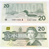 BC-58b-i 1991 Canada $20 Bonin-Thiessen, AVW, Choice Uncirculated (CUNC63)