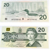BC-58b-i 1991 Canada $20 Bonin-Thiessen, AVT, Choice Uncirculated (CUNC63)