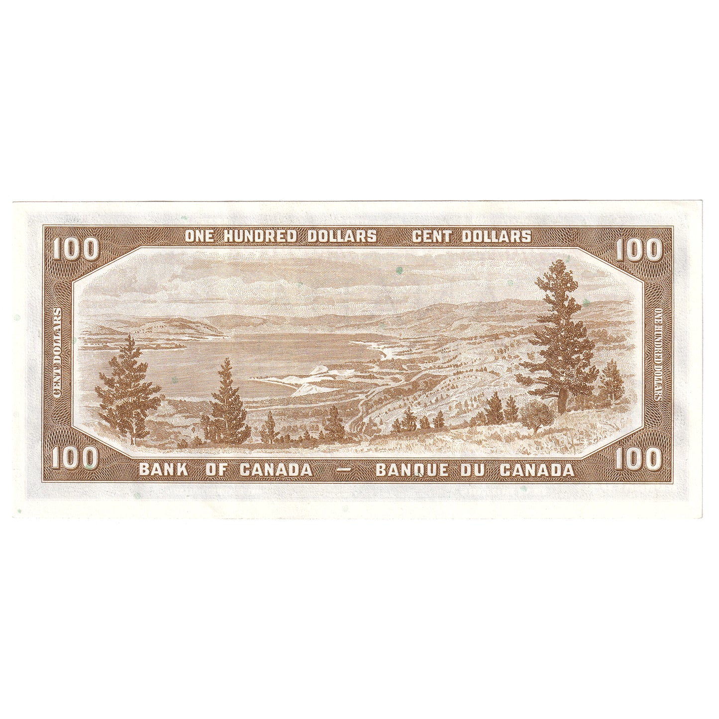 BC-43a 1954 Canada $100 Beattie-Coyne, A/J, AU