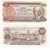 BC-52a 1975 Canada $100 Lawson-Bouey, JC, Almost Uncirculated (AU50)