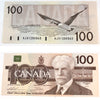 BC-60aA 1988 Canada $100 Thiessen-Crow, AJX with Hidden BPN, EF-AU (EF45)