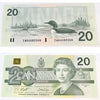 BC-58d 1991 Canada $20 Knight-Dodge, EWA, CUNC