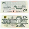 BC-58d-i 1991 Canada $20 Knight-Dodge, AYK, Choice Uncirculated (CUNC63)