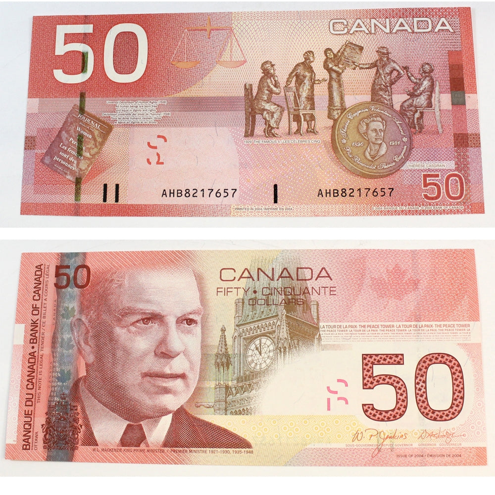 BC-65a 2004 Canada $50 Jenkins-Dodge, AHB, Uncirculated (MS60)