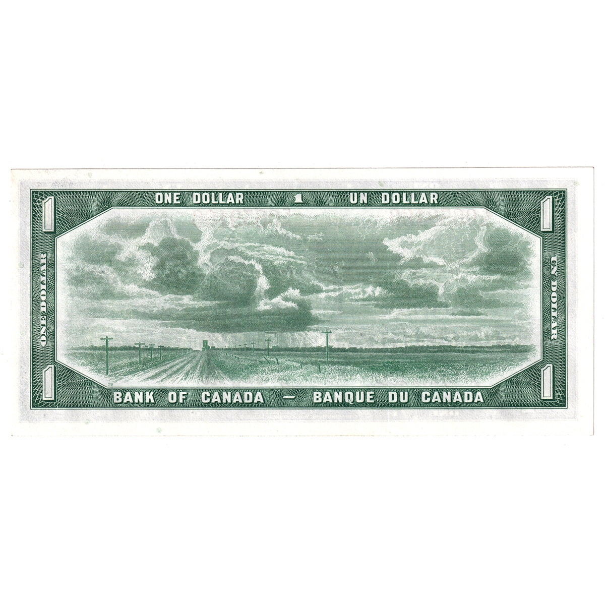 BC-37a 1954 Canada $1 Beattie-Coyne, F/N, Uncirculated (MS60)
