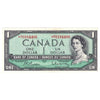 BC-37bA 1954 Canada $1 Beattie-Rasminsky, *M/Y, VF-EF