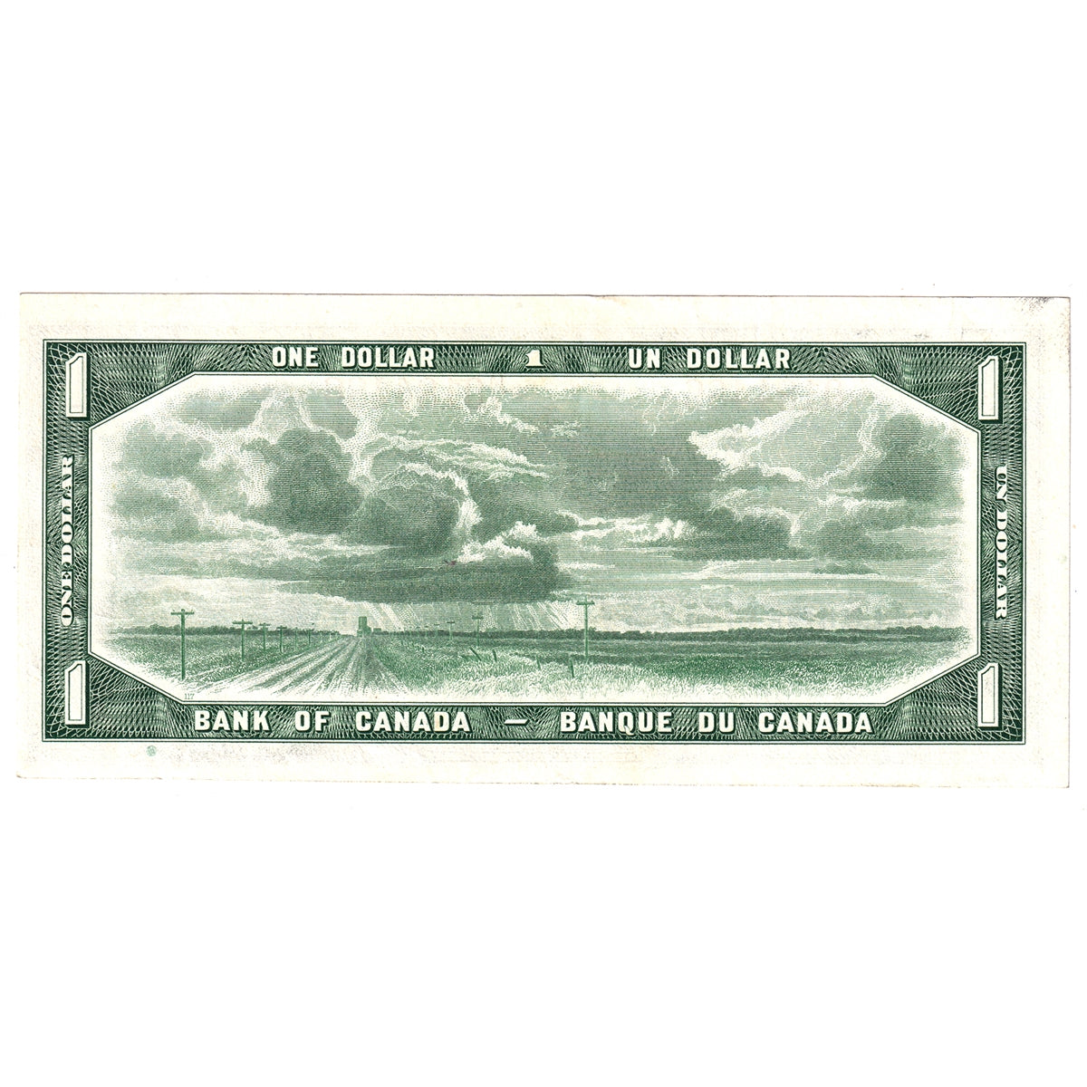 BC-37bA 1954 Canada $1 Beattie-Rasminsky, *M/Y, VF-EF