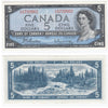 BC-39b 1954 Canada $5 Beattie-Rasminsky, Z/C, EF-AU (EF45)