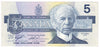 BC-56d 1986 Canada $5 Knight-Thiessen, ANH, AU-UNC (AU55)
