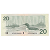 BC-58bA-i 1991 Canada $20 Bonin-Thiessen, AIX, VF