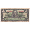 BC-21c 1937 Canada $1 Gordon-Towers, K/L, CIRC