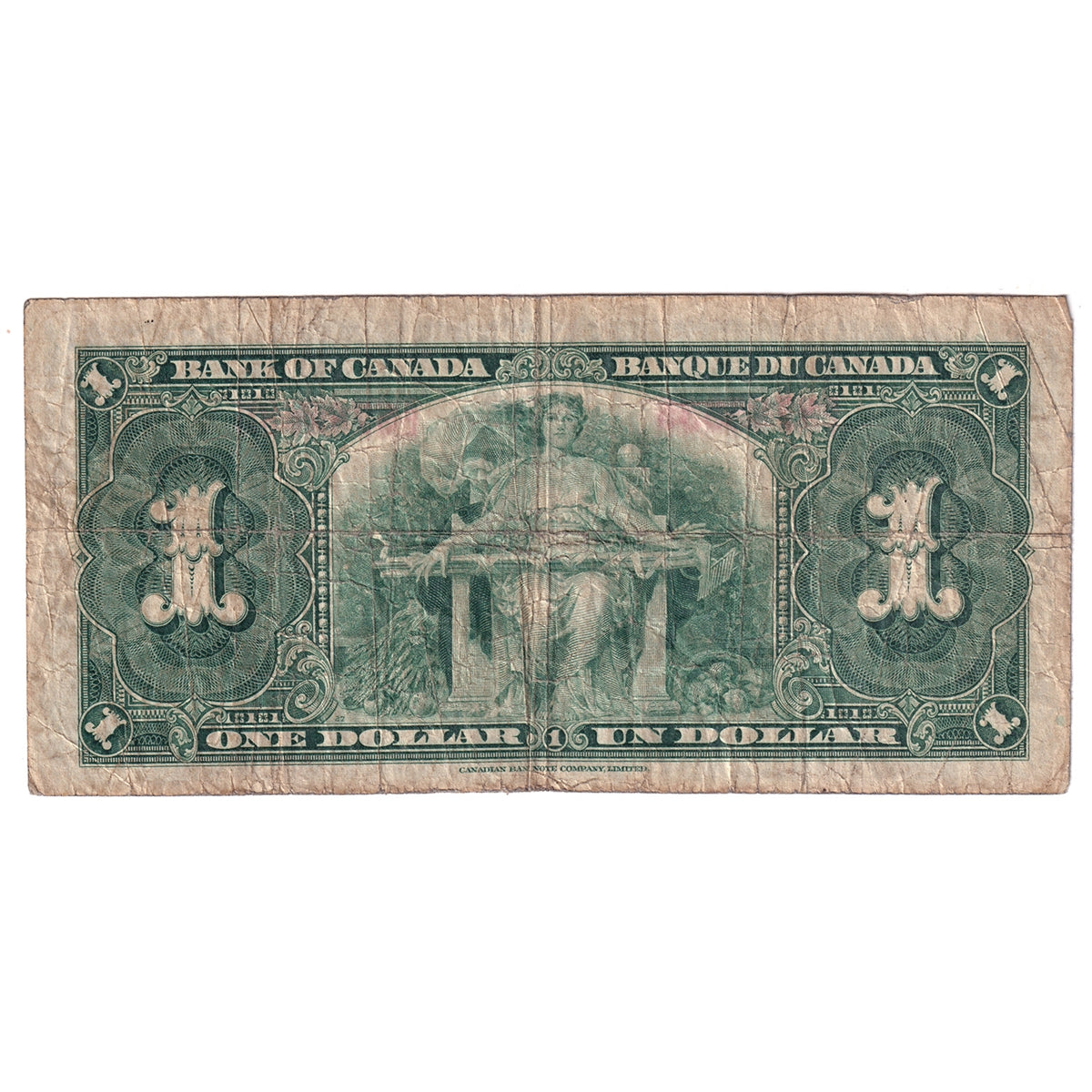 BC-21c 1937 Canada $1 Gordon-Towers, K/L, CIRC