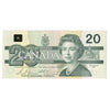 BC-58b-ii 1991 Canada $20 Bonin-Thiessen, EVC, No Back Position Number, CIRC