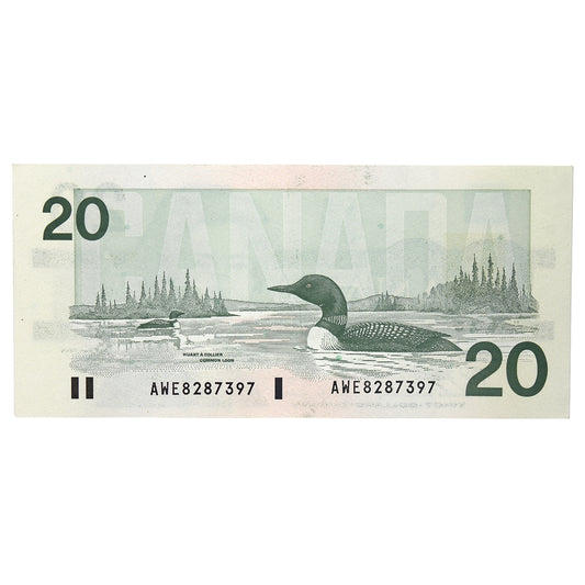 BC-58c 1991 Canada $20 Knight-Thiessen, AWE, AU