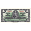 BC-21c 1937 Canada $1 Gordon-Towers, Z/L, VF-EF (VF30)