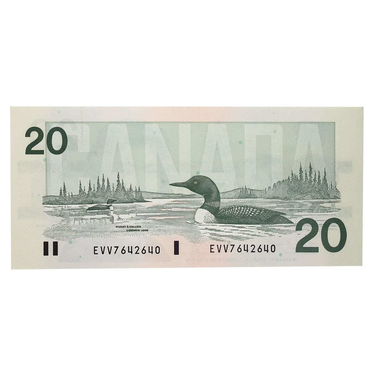BC-58d 1991 Canada $20 Knight-Dodge, EVV, AU