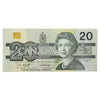 BC-58d 1991 Canada $20 Knight-Dodge, EVV, AU