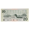 BC-58d 1991 Canada $20 Knight-Dodge, EWD, AU