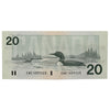 BC-58d 1991 Canada $20 Knight-Dodge, EWE, AU