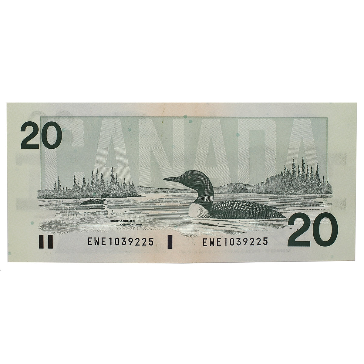 BC-58d 1991 Canada $20 Knight-Dodge, EWE, AU