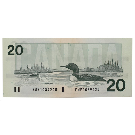BC-58d 1991 Canada $20 Knight-Dodge, EWE, AU