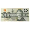 BC-58d 1991 Canada $20 Knight-Dodge, EWF, AU