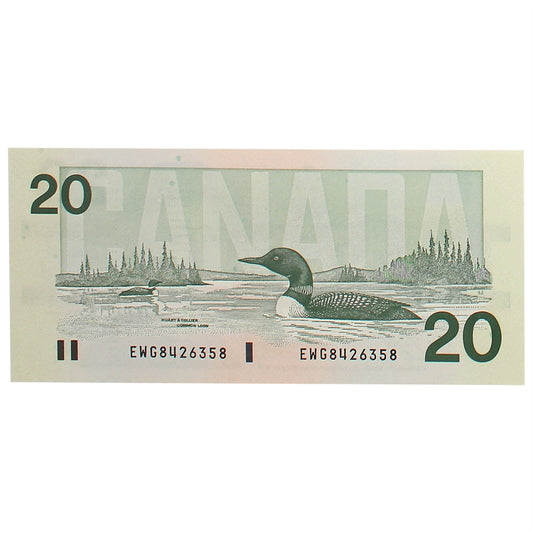 BC-58d 1991 Canada $20 Knight-Dodge, EWG, AU-UNC