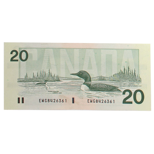 BC-58d 1991 Canada $20 Knight-Dodge, EWG, AU