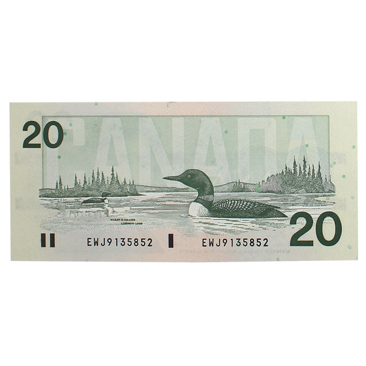 BC-58d 1991 Canada $20 Knight-Dodge, EWJ, AU-UNC