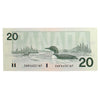 BC-58d 1991 Canada $20 Knight-Dodge, EWK, CUNC