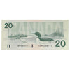 BC-58d 1991 Canada $20 Knight-Dodge, EWR, Choice Uncirculated (CUNC63)