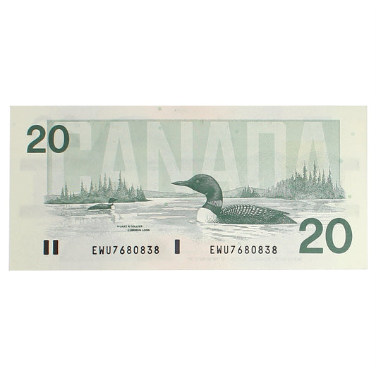 BC-58d 1991 Canada $20 Knight-Dodge, EWU, AU