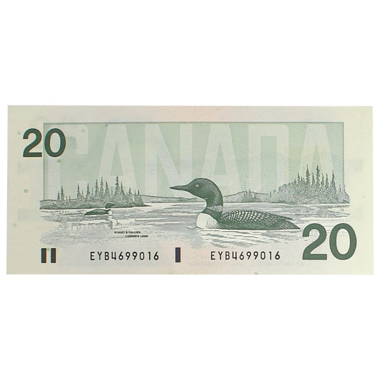 BC-58d 1991 Canada $20 Knight-Dodge, EYB, AU