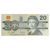 BC-58dA 1991 Canada $20 Knight-Dodge, EWP (2.358-2.394), AU-UNC (AU55)