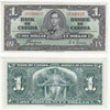 BC-21d 1937 Canada $1 Coyne-Towers, S/N, Uncirculated (MS60)