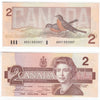 BC-55bA 1986 Canada $2 Thiessen-Crow, ARX Below 1.34M, AU-UNC (AU55)