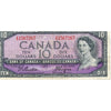 BC-40a 1954 Canada $10 Beattie-Coyne, Z/D, F-VF (F15)